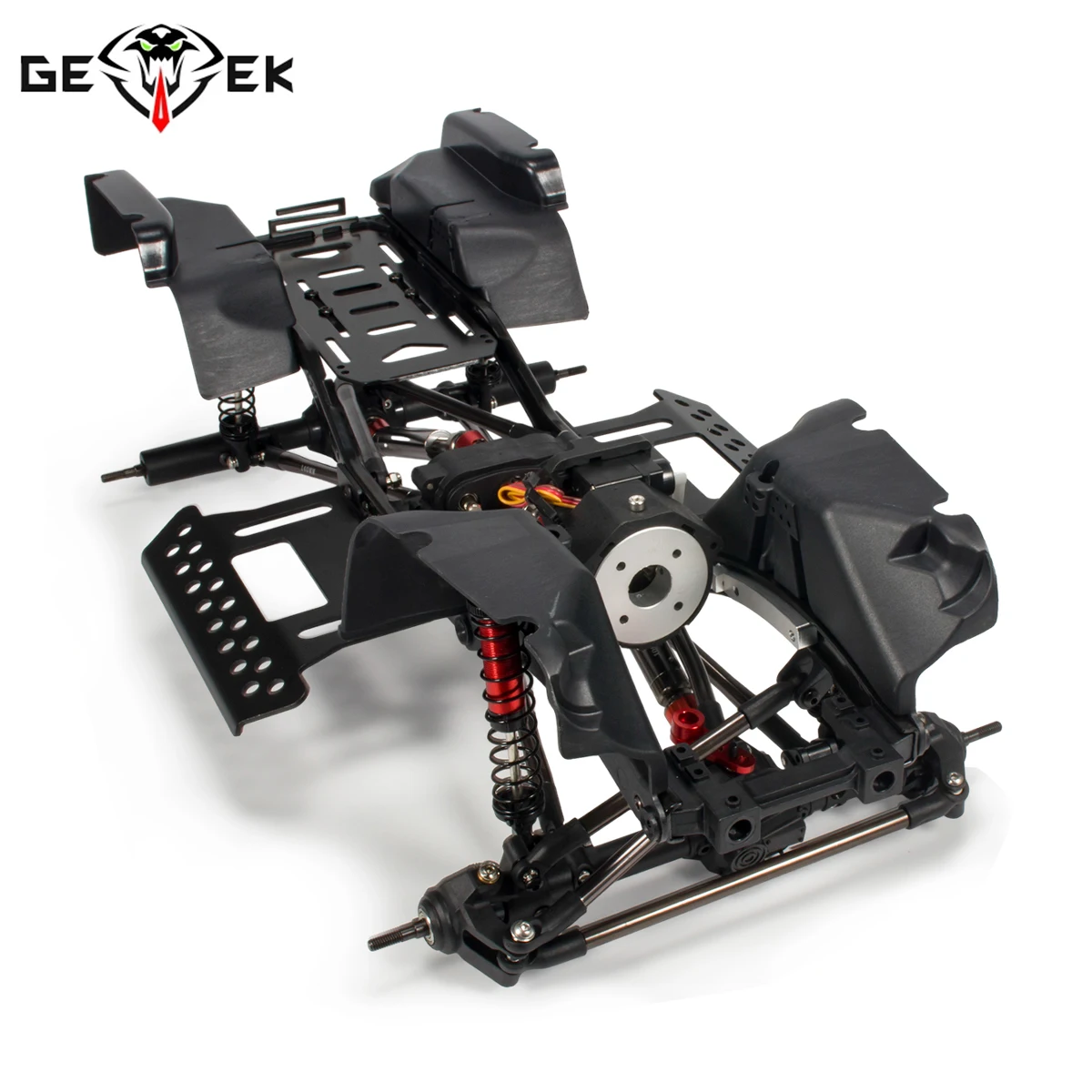Robot Car Kit - Rcクローラー-シャーシキット,1:10 rc,遊星ギア,2スピード伝送,ロックスライダー,マッドボディ313mm