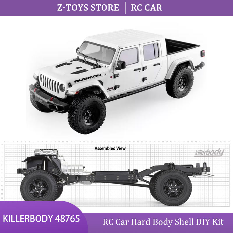 Robot Car Kit - 1/10 キラーボディ 48765 RCカー ハードボディシェル DIYキット