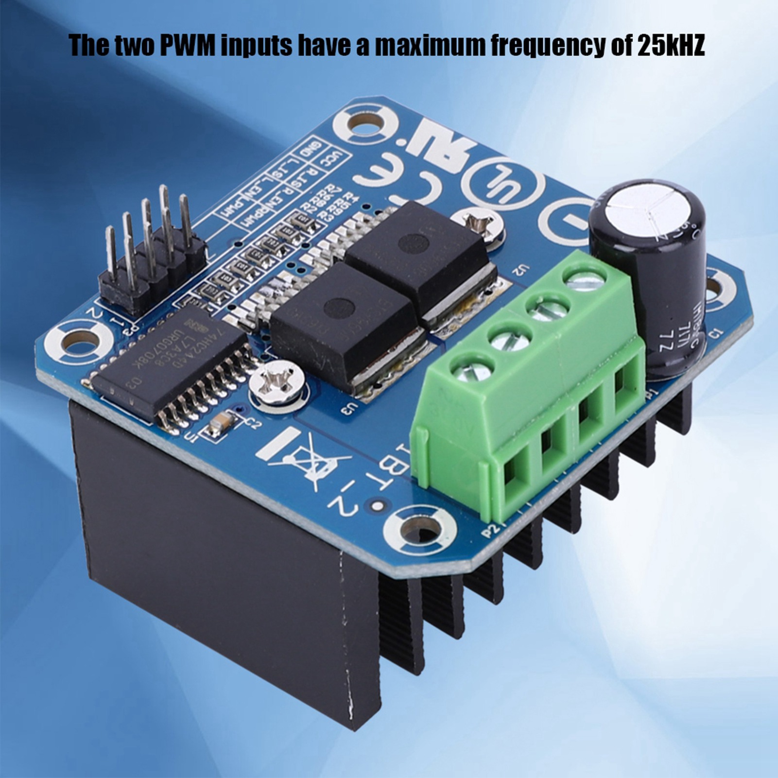 Motor Driver Module - BTS7960 43A モータードライブモジュール モータードライブモジュール スマートカー用高出力ドライバー BTS7960