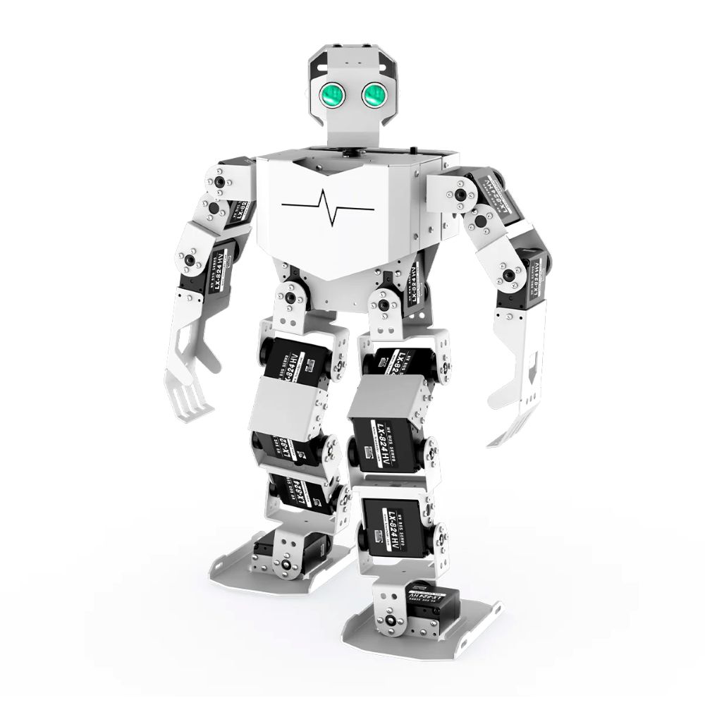 Robot Kit - Hiwonder Tonybot マルチモーダル大型AIモデル ヒューマノイドロボット ESP32 17DOF、ビジョンと音声制御付き教育用ロボットキット