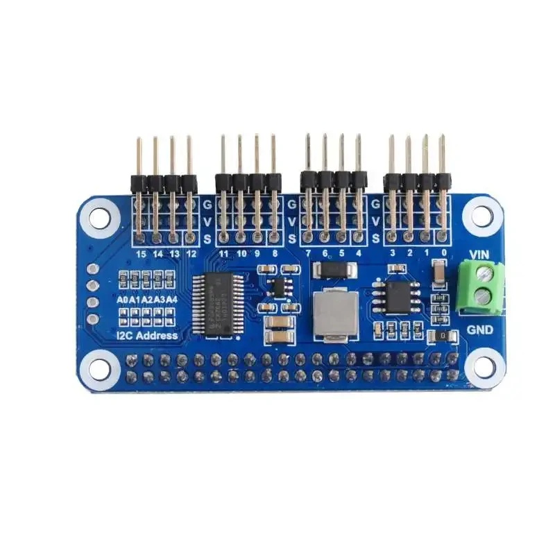 Motor Driver Module - 16 チャンネル PWM サーボ モーター ドライバー