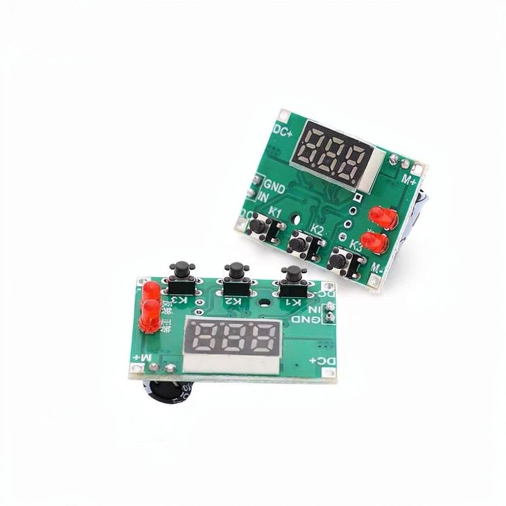 Motor Driver Module - 自動サイクル制御機能付きDCモーターコントローラー、ブラシ付きモータードライバーモジュール、タイマー遅延機能、正転・逆転機能、産業用オートメーション