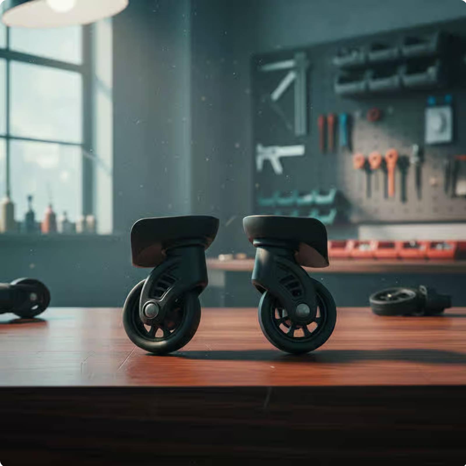 Caster Wheel - スーツケース修理や車輪付きトラベルバッグ用のユニバーサル荷物キャスター交換用ホイールアクセサリー