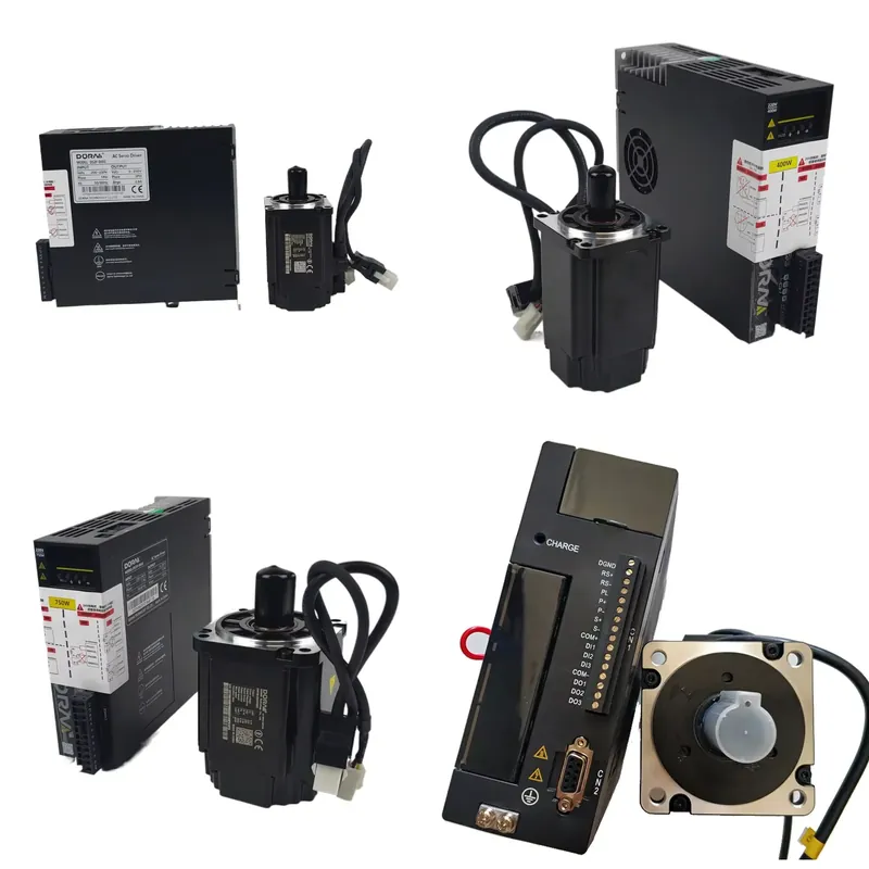 Servo Kit - 2026 HOT精密制御60mmフランジACサーボモーターとドライバーキット1.27N.m 220v 50hz 3000rpm 400w