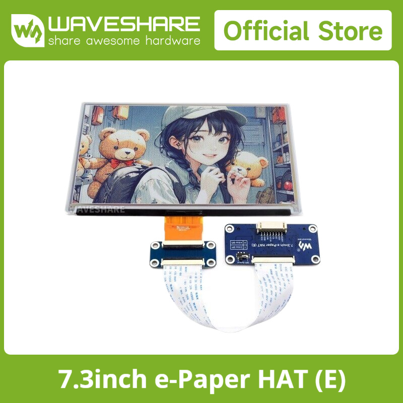 Stm32 Robot - Waveshare 7.3インチ 6色電子ペーパーディスプレイ、電子インクディスプレイ、低消費電力、800×480、Raspberry Pi/Jetson Nano/Arduino/STM32用