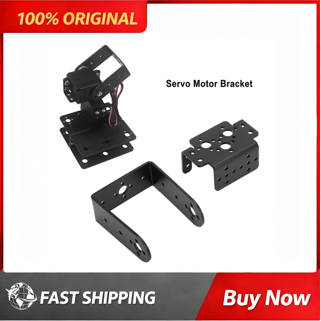 Pan Tilt Bracket - MG995 MG996R サーボモーターブラケット金属パンチルトメカニカルアーム部品 DIY ロボットマニピュレーターアクセサリー RC