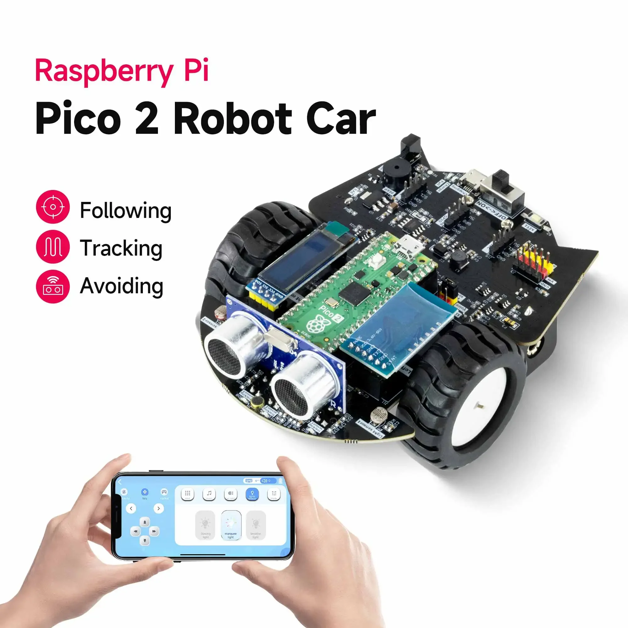 Yahboom Raspberry Pi Pico 2 ロボ - Robot Car Kit のレビューと価格