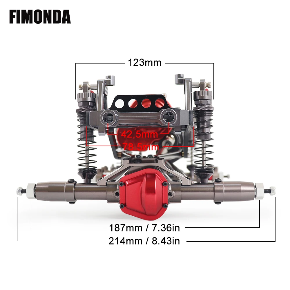 Fimonda-rcクローラーメタルシャーシキット1/10  - Robot Car Kit のレビューと価格