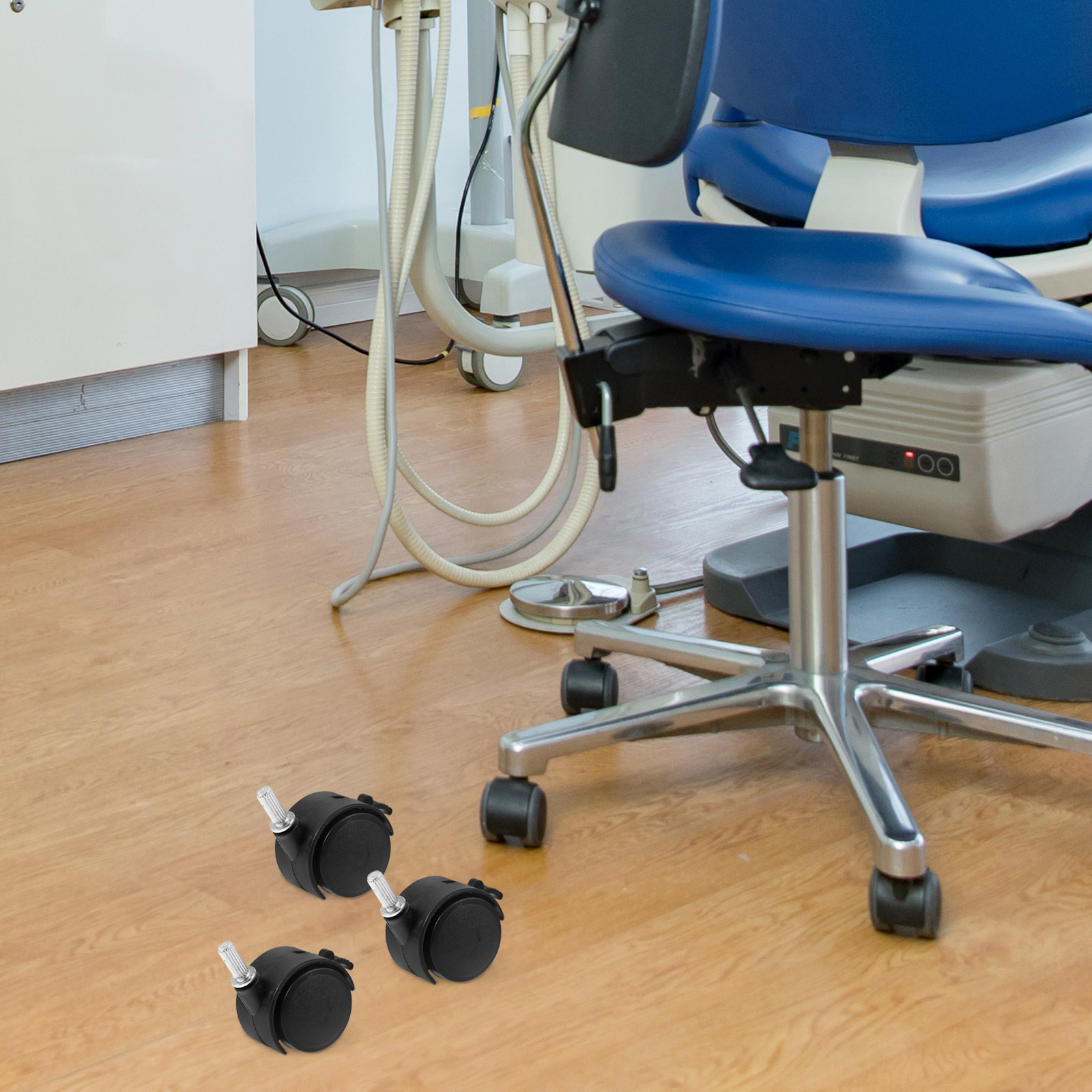 2個入り、ロックブレーキ付きの自在キャスターホイール。衣類ラ - Caster Wheel のレビューと価格