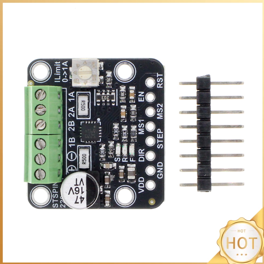 ステッピングモータードライバーブレークアウトモジュール ST - Motor Driver Module のレビューと価格