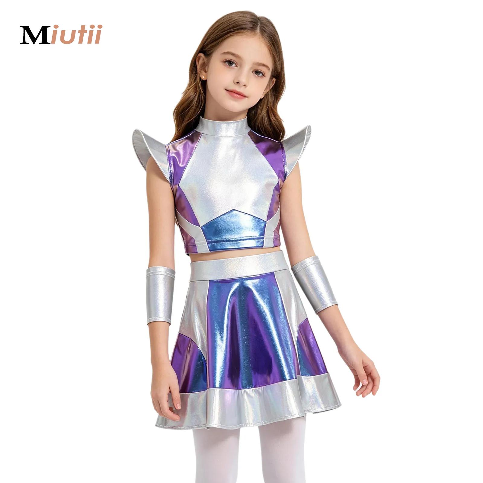 女の子用シルバー宇宙飛行士コスチューム エイリアンジャンプス - Robot Kit のレビューと価格