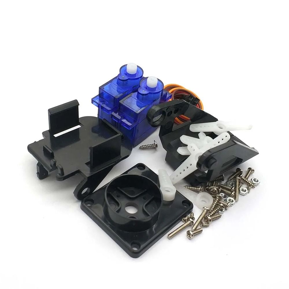 1セットRC飛行機部品ステアリングギアパンチルトSG90 M - Pan Tilt Bracket のレビューと価格