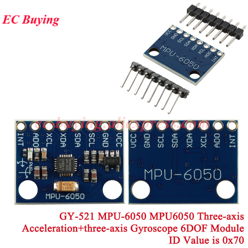 1-10 個 GY-521 MPU-6050 MPU6050 - Accelerometer Mpu6050 のレビューと価格