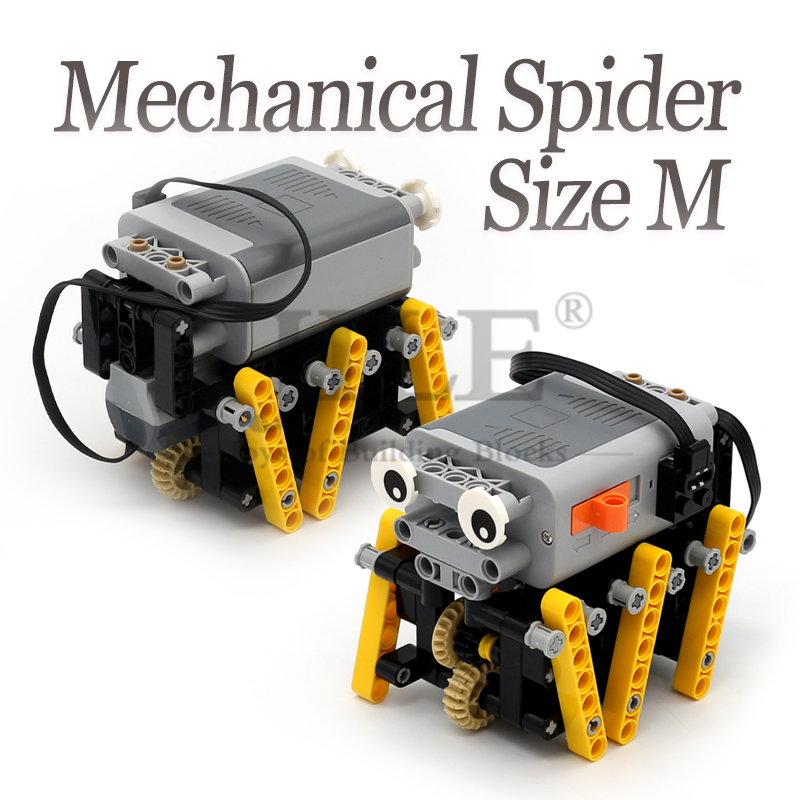 Moc テクニカルメカニカルスパイダービルディングブロックパ - Line Follower Robot のレビューと価格