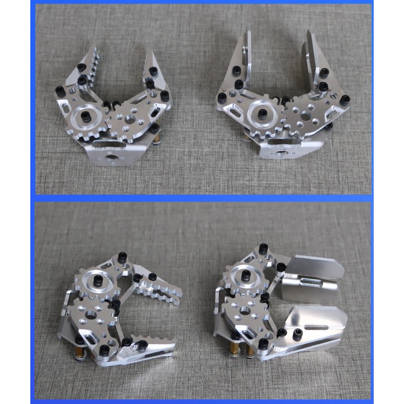 金属製ロボットグリッパーマニピュレータークロー、ロボットアー - Robot Gripper Claw のレビューと価格