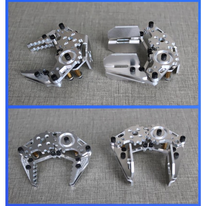 金属製ロボットグリッパーマニピュレータークロー、ロボットアー - Robot Gripper Claw のレビューと価格