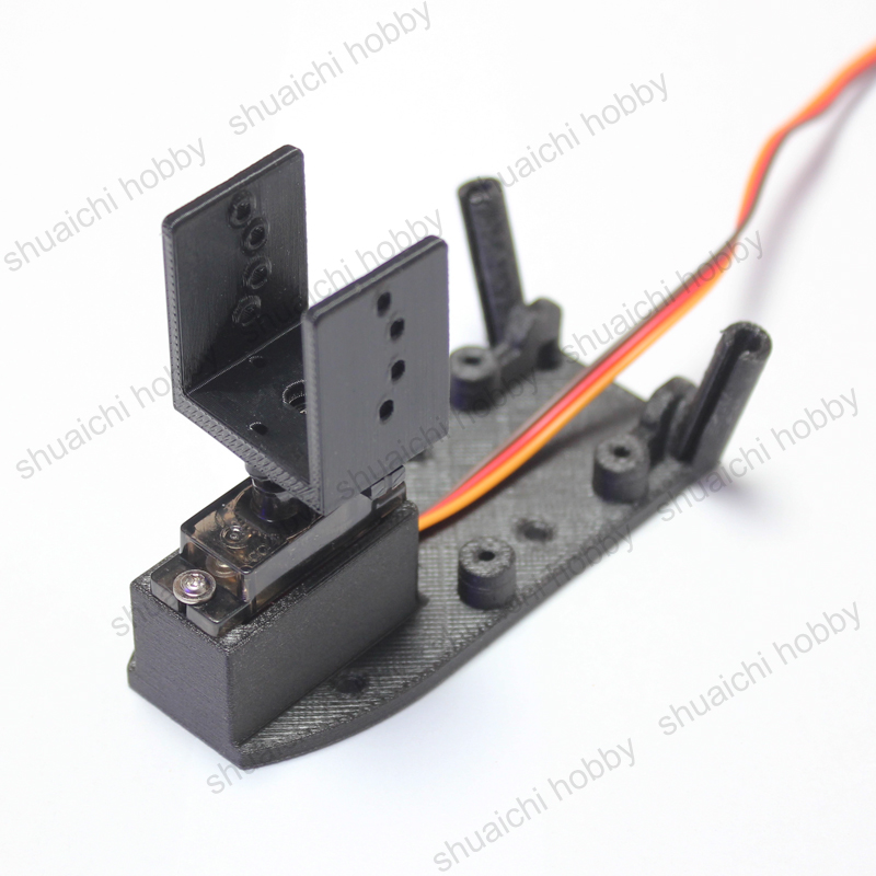 1セット単軸サーボジンバルブラケットパン/チルトカメラプラッ - Pan Tilt Bracket のレビューと価格