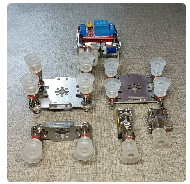 リレー制御式吸着カップと真空ポンプを備えた大型ロボット用クロ - Robot Gripper Claw のレビューと価格