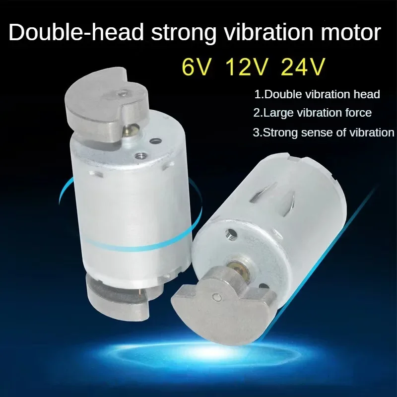 マイクロ電気振動モーター,ダブルバイブレーターセクターヘッド - Dc Motor 12V のレビューと価格