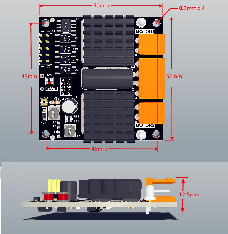 Arduino-モータードライバーボード,24v,12a 3 - Motor Driver Module のレビューと価格