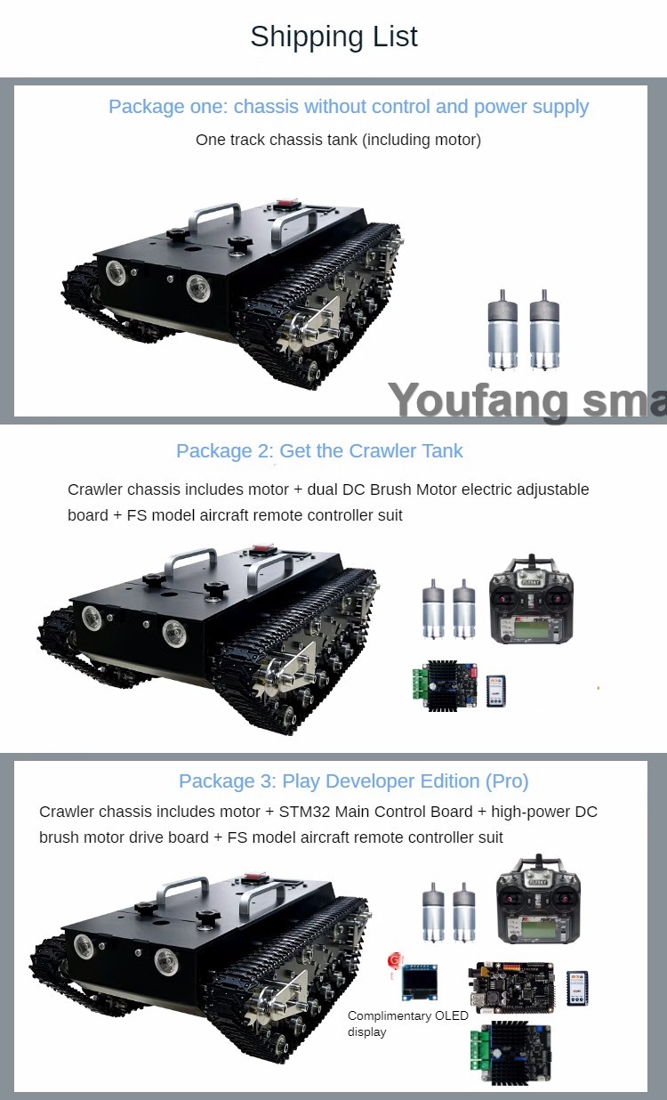 金属製トラック用のstm32ロボットキット,rcタンクシャー - Stm32 Robot のレビューと価格