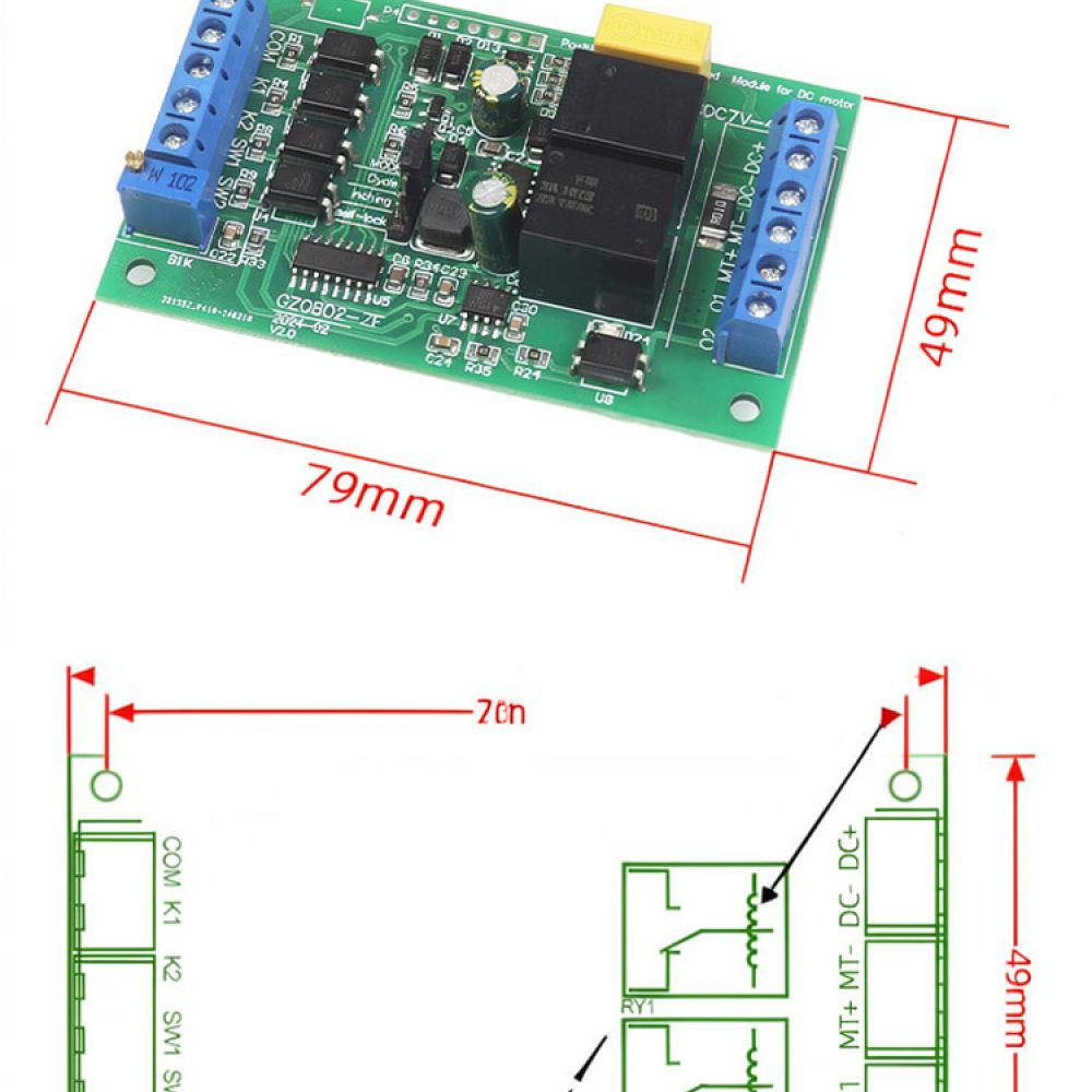 産業用DCモーターコントローラー 10A 12V 24V ド - Dc Motor 12V のレビューと価格