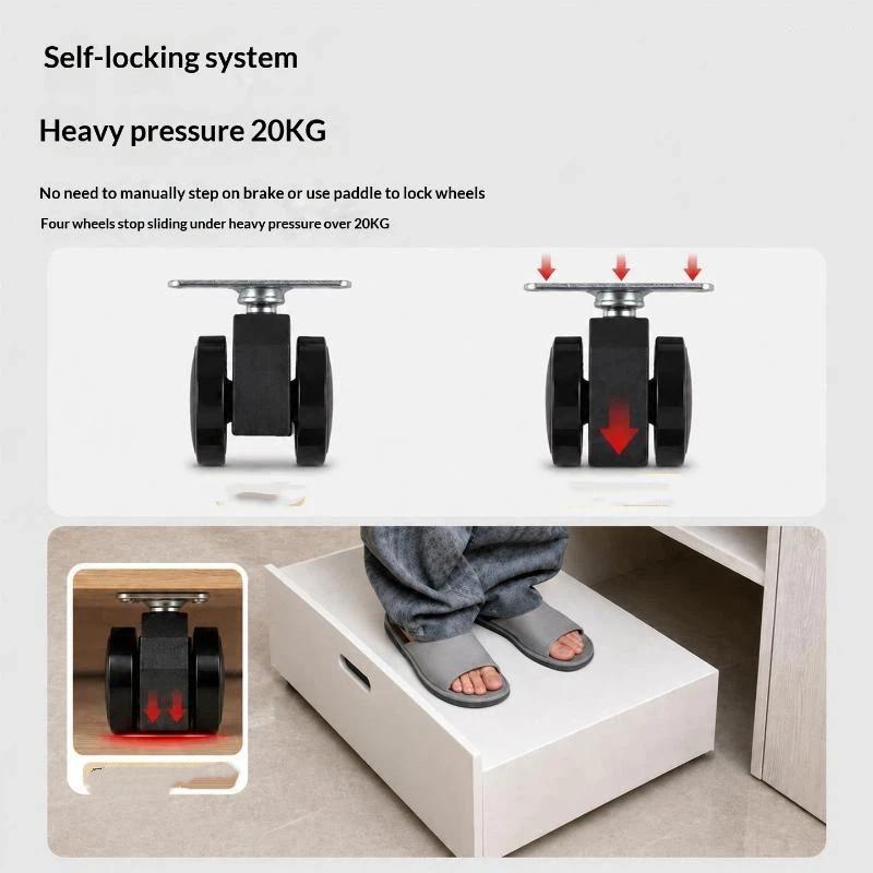 重力式自動ロックキャスターホイール、荷重に応じて自動ロック、 - Caster Wheel のレビューと価格