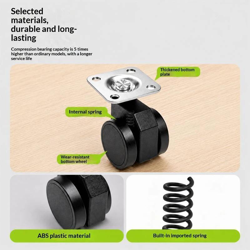 重力式自動ロックキャスターホイール。荷重下で自動的にロック。 - Caster Wheel のレビューと価格