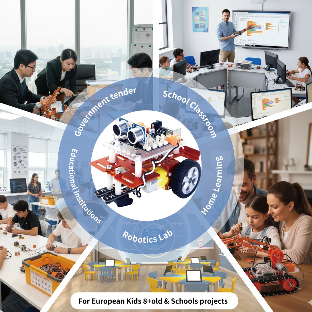 WEEEMAKE シニアロボティクスキット マーズローバー教 - Robot Kit のレビューと価格
