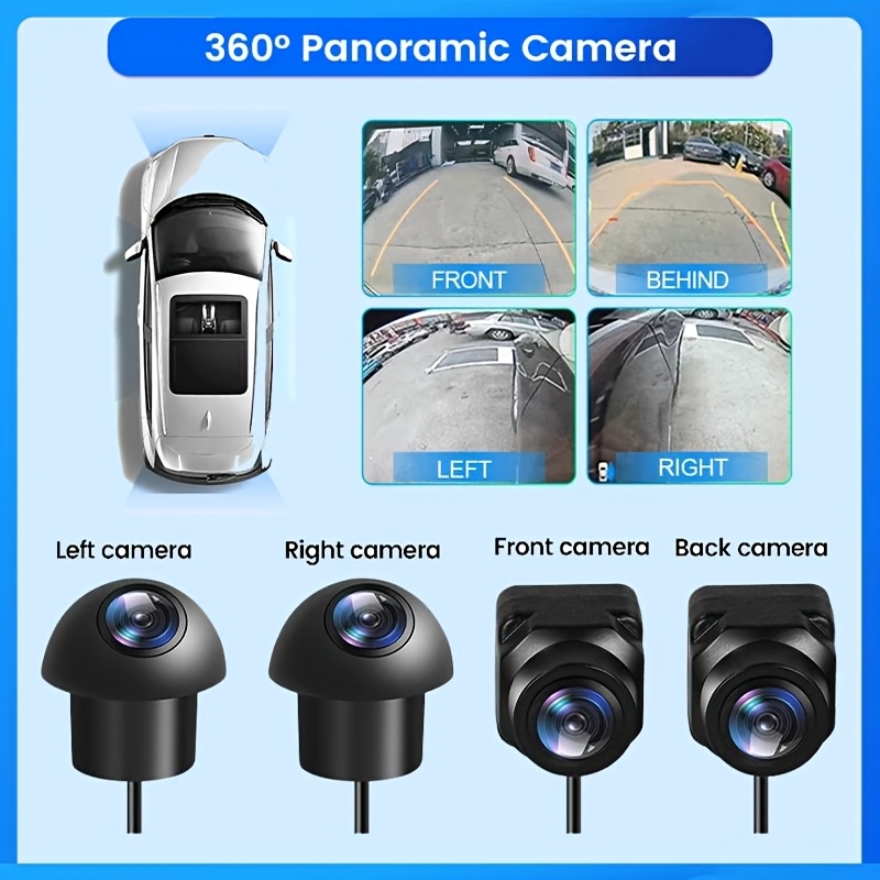 究極の360 °   パノラマカメラセット 4CH AHD  - Infrared Obstacle Sensor のレビューと価格