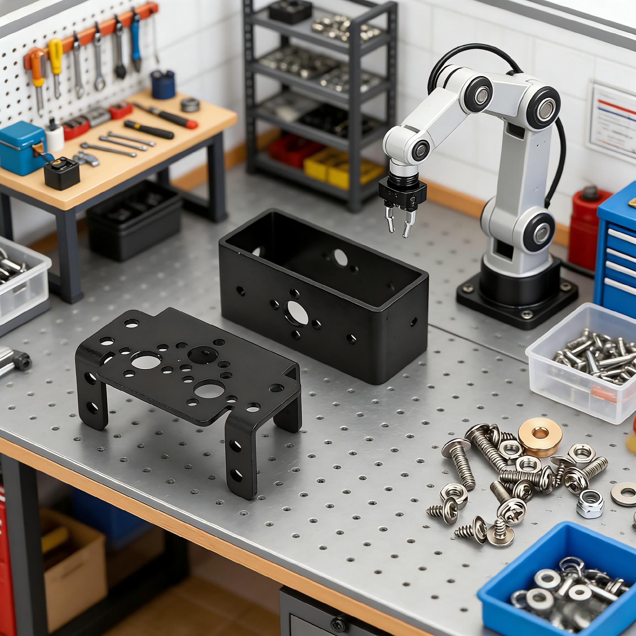 MG995 MG996R サーボモーターブラケット金属パンチ - Pan Tilt Bracket のレビューと価格
